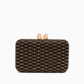 Lugano Lattice Clutch Bag