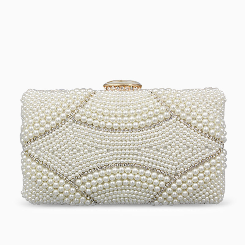 Lisbon Pearl Clutch Bag