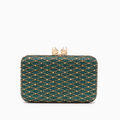 Lugano Lattice Clutch Bag