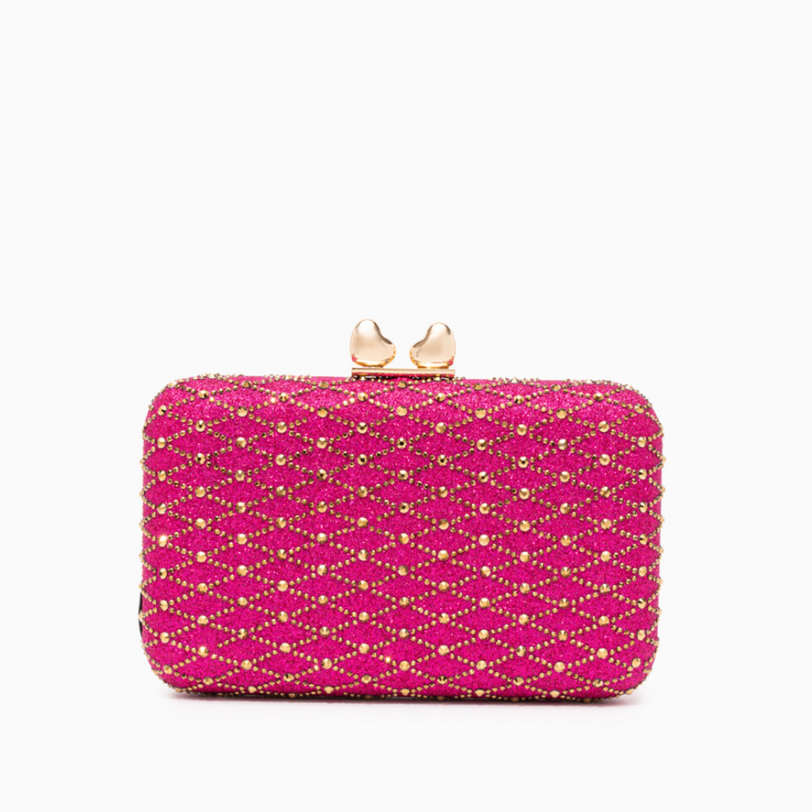 Lugano Lattice Clutch Bag