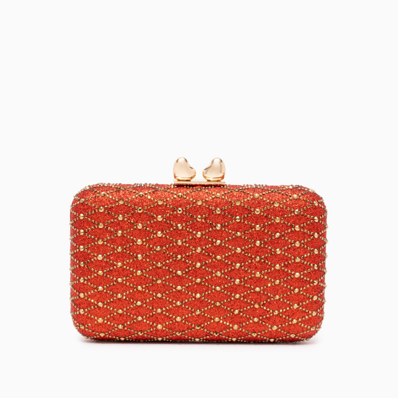 Lugano Lattice Clutch Bag