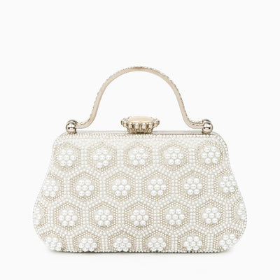 Bologna Pearl Clutch Bag