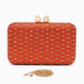 Lugano Lattice Clutch Bag