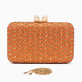 Lugano Lattice Clutch Bag