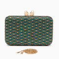 Lugano Lattice Clutch Bag