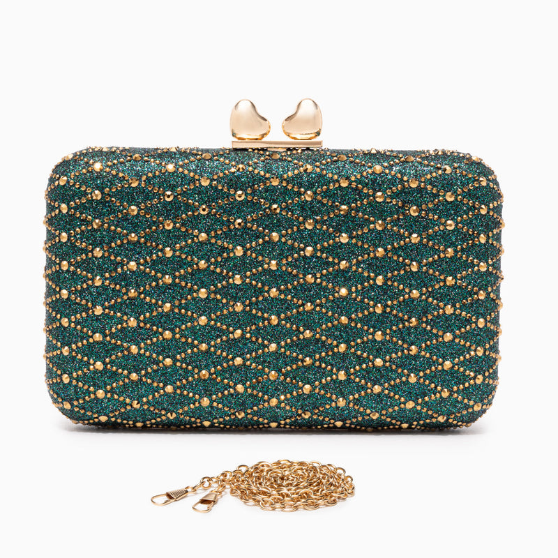 Lugano Lattice Clutch Bag