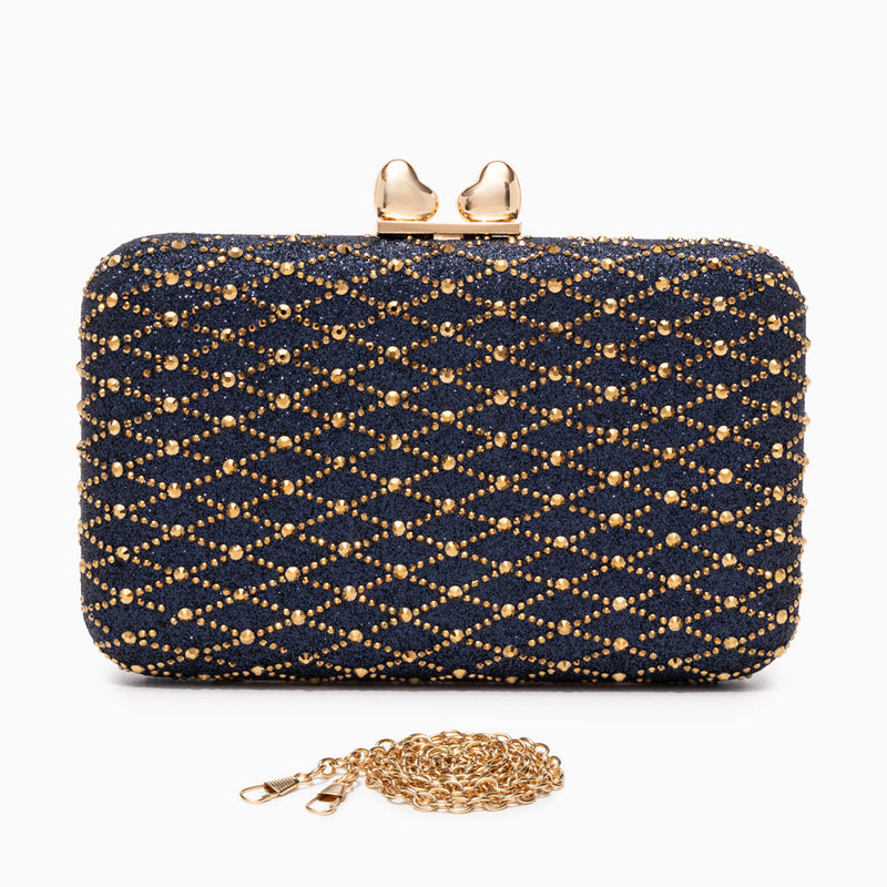 Lugano Lattice Clutch Bag