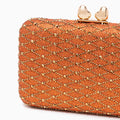 Lugano Lattice Clutch Bag