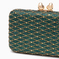 Lugano Lattice Clutch Bag