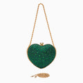 Venice Crystal Heart Crossbody Bag