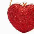 Venice Crystal Heart Crossbody Bag