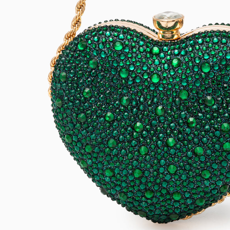 Venice Crystal Heart Crossbody Bag