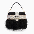 Lagos Feather Handbag