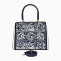 Rome Embroidery Medium Tote Bag
