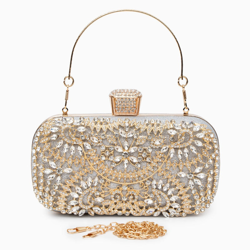 Santorini Flower Clutch Bag