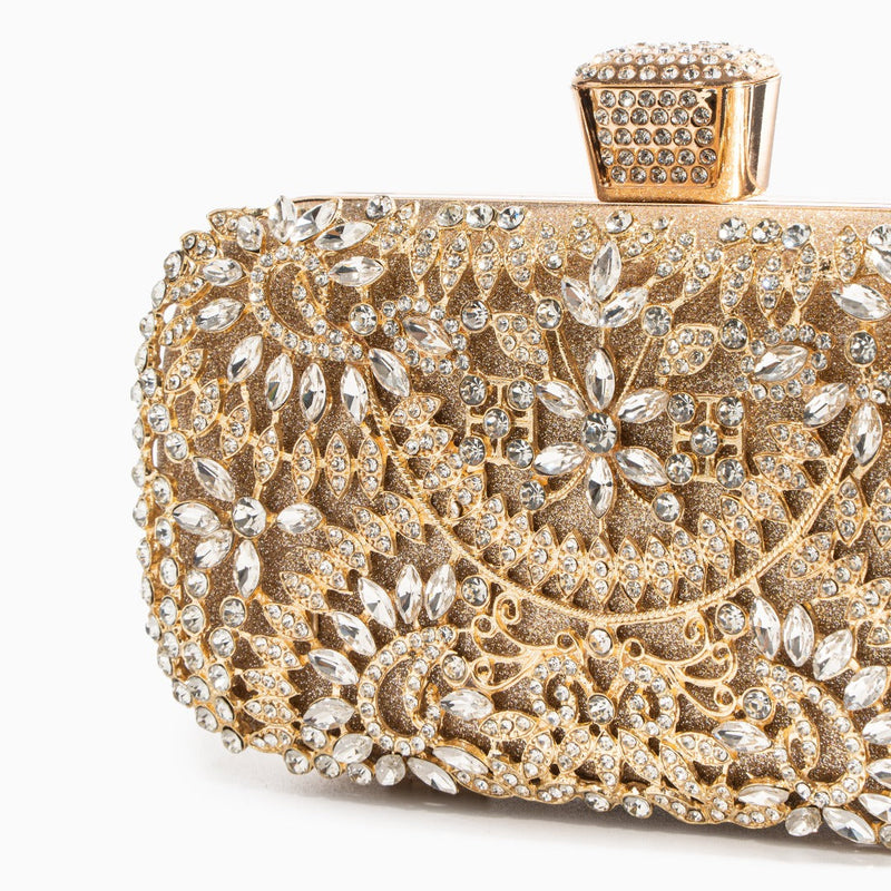 Santorini Flower Clutch Bag