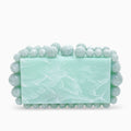Genoa Acrylic Cloud Clutch Bag