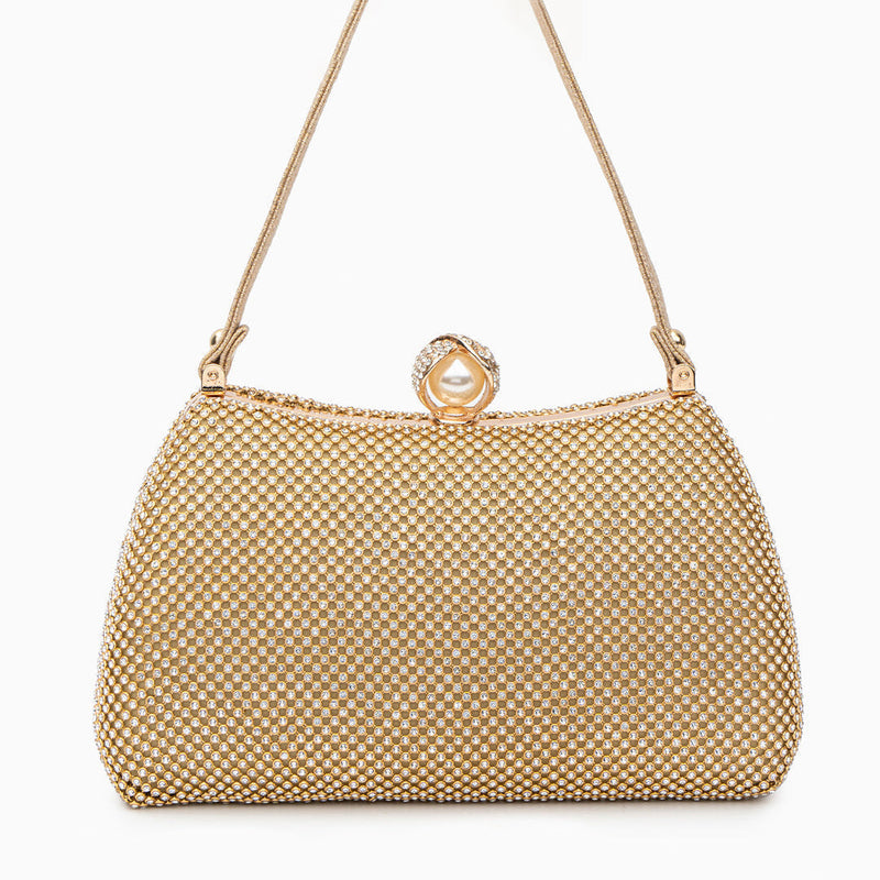 Parma Vintage Rhinestones Glitter Handbag