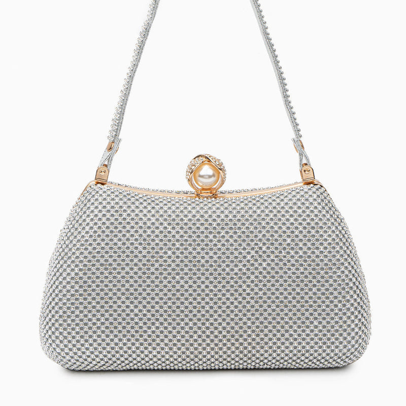 Parma Vintage Rhinestones Glitter Handbag