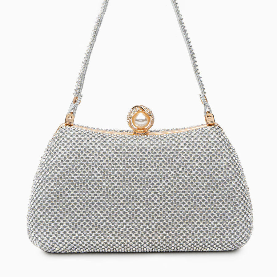 Parma Vintage Rhinestones Glitter Handbag