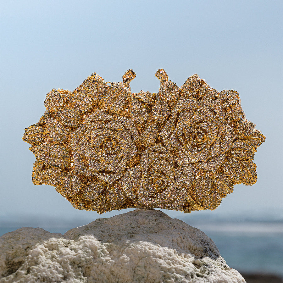 London Rose Clutch Bag