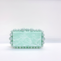 Genoa Acrylic Cloud Clutch Bag