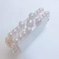 Genoa Acrylic Cloud Clutch Bag