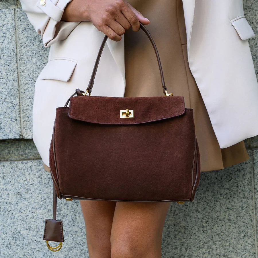 Basel Suede Handbag