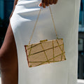 Marbella Geometric Clutch Bag
