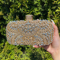 Santorini Flower Clutch Bag